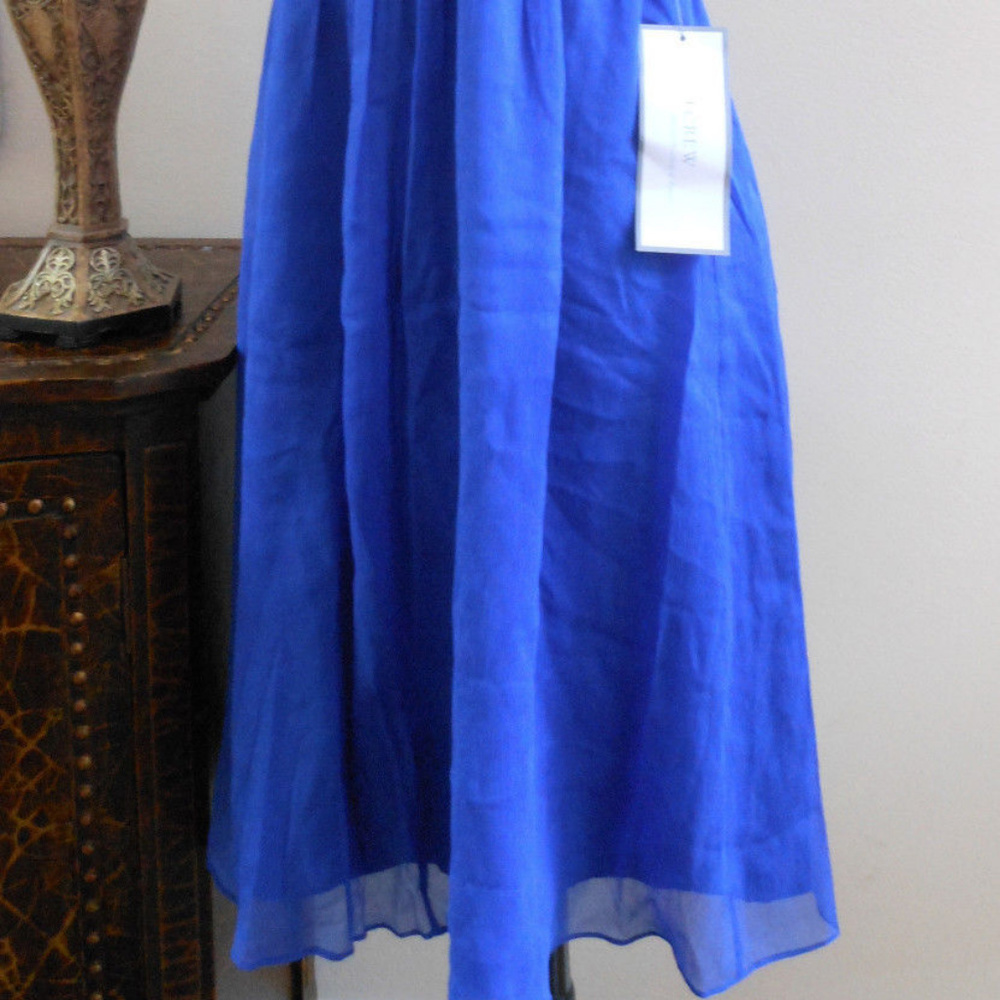 J CREW NWT Strapless Silk Chiffon Taryn Short Dress - Picture 5 of 7
